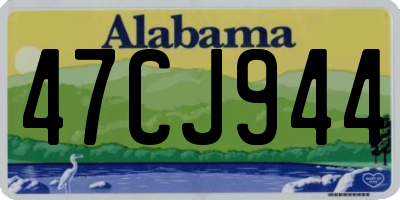 AL license plate 47CJ944