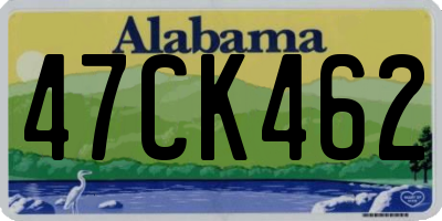 AL license plate 47CK462