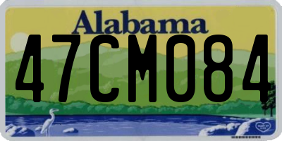 AL license plate 47CM084