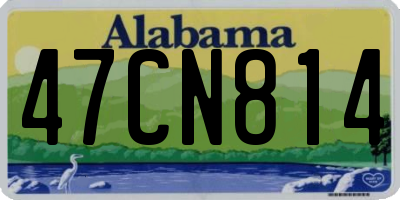 AL license plate 47CN814