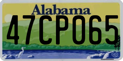 AL license plate 47CP065
