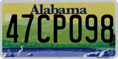 AL license plate 47CP098