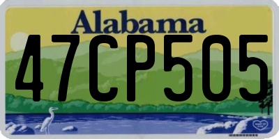AL license plate 47CP505