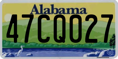 AL license plate 47CQ027