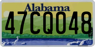 AL license plate 47CQ048