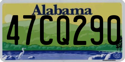 AL license plate 47CQ290