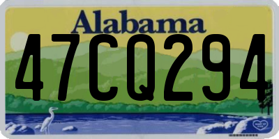 AL license plate 47CQ294