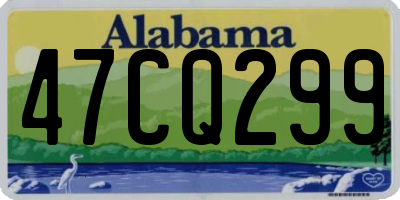 AL license plate 47CQ299