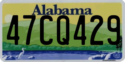 AL license plate 47CQ429