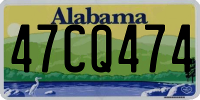AL license plate 47CQ474