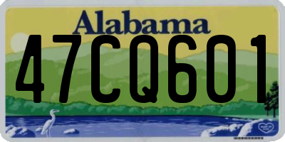 AL license plate 47CQ601