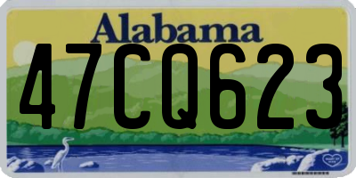 AL license plate 47CQ623