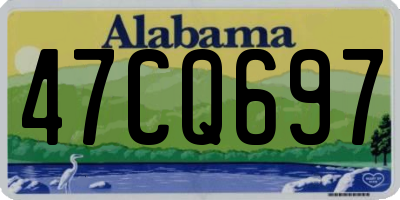 AL license plate 47CQ697