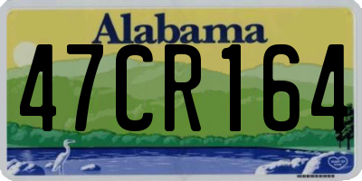 AL license plate 47CR164