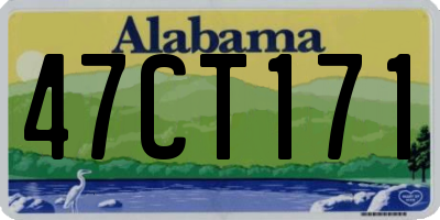 AL license plate 47CT171