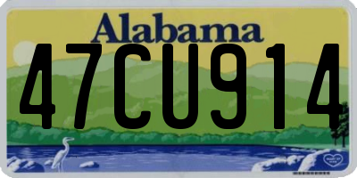 AL license plate 47CU914