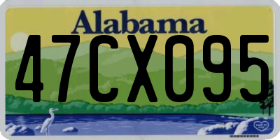 AL license plate 47CX095