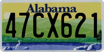 AL license plate 47CX621