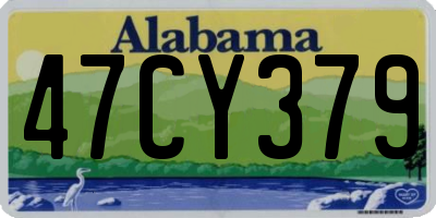 AL license plate 47CY379