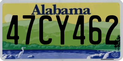 AL license plate 47CY462