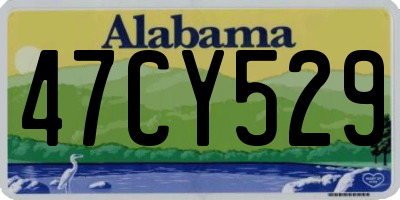 AL license plate 47CY529