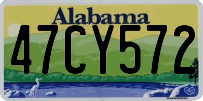 AL license plate 47CY572