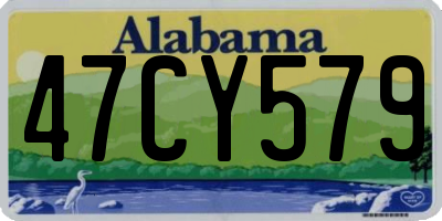 AL license plate 47CY579