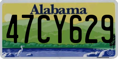 AL license plate 47CY629