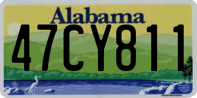 AL license plate 47CY811