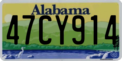 AL license plate 47CY914