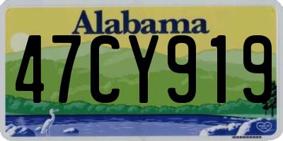 AL license plate 47CY919