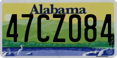 AL license plate 47CZ084