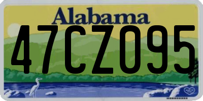 AL license plate 47CZ095