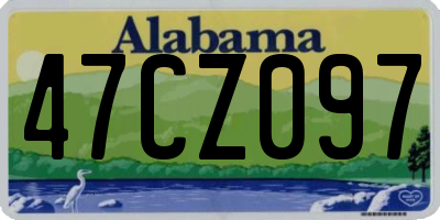 AL license plate 47CZ097