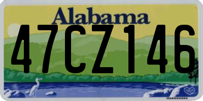 AL license plate 47CZ146