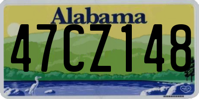 AL license plate 47CZ148