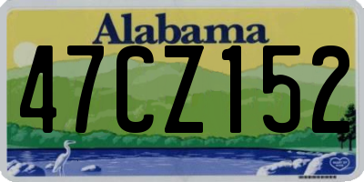 AL license plate 47CZ152