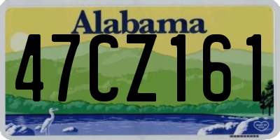 AL license plate 47CZ161