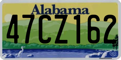 AL license plate 47CZ162