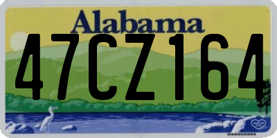 AL license plate 47CZ164