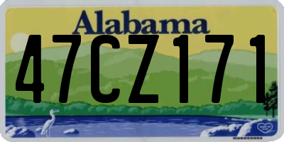 AL license plate 47CZ171