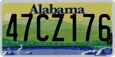 AL license plate 47CZ176