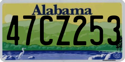 AL license plate 47CZ253