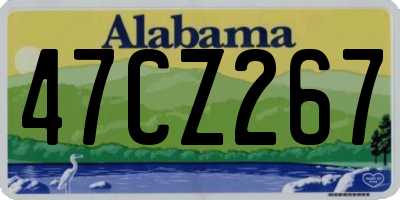 AL license plate 47CZ267