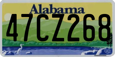 AL license plate 47CZ268