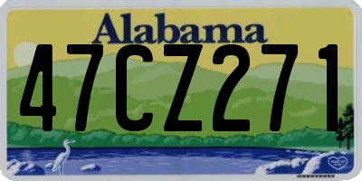 AL license plate 47CZ271