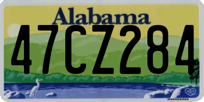AL license plate 47CZ284