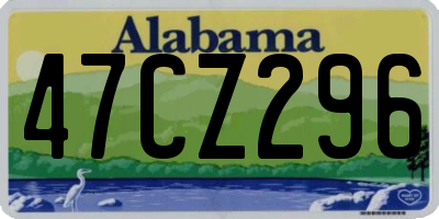 AL license plate 47CZ296