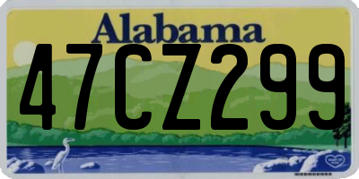 AL license plate 47CZ299
