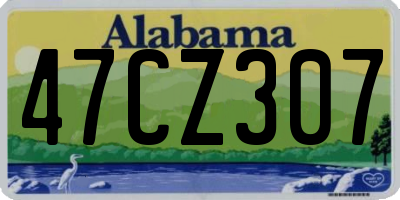 AL license plate 47CZ307